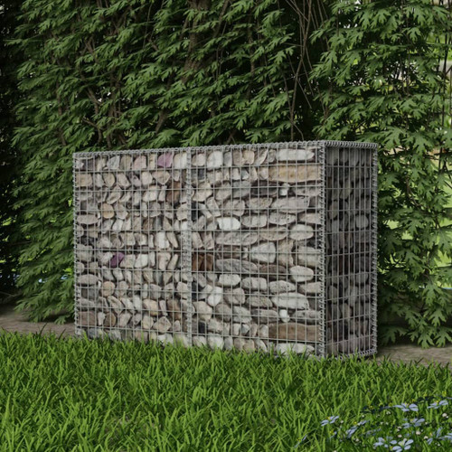 vidaXL Gabion Basket Galvanised Steel 150x50x100 cm