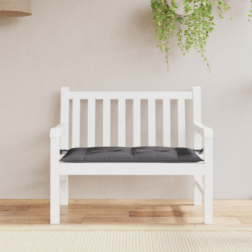 vidaXL Garden Bench Cushion Anthracite 100x50x7 cm Oxford Fabric