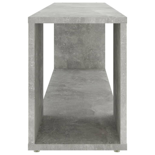 vidaXL TV Cabinet Concrete Grey 100x24x32 cm Engineered Wood