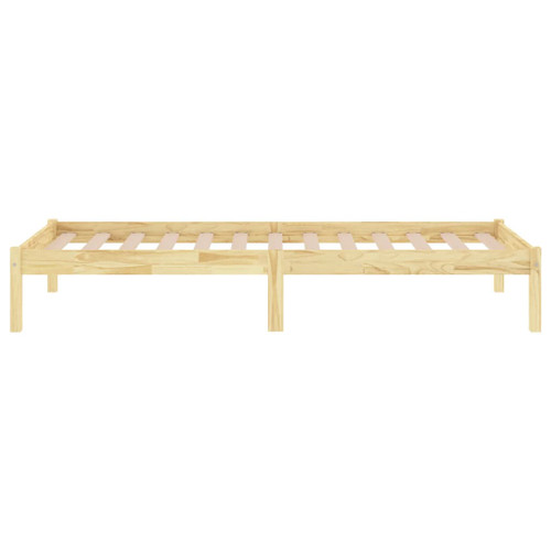 vidaXL 810002 vidaXL Bed Frame without Mattress Solid Wood 90x200 cm