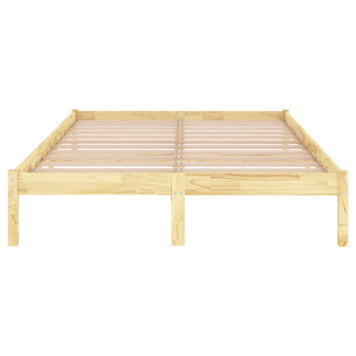 vidaXL 810037 vidaXL Bed Frame without Mattress Solid Wood 200x200 cm