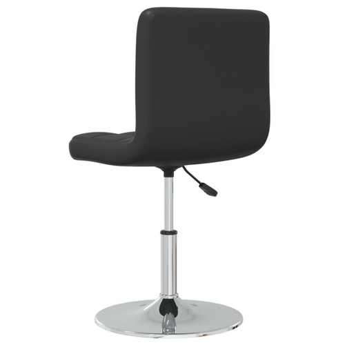 vidaXL Dining Chair Black Faux Leather