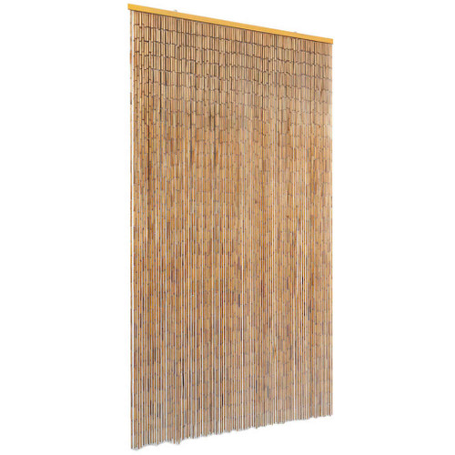 vidaXL Insect Door Curtain Bamboo 100x200 cm