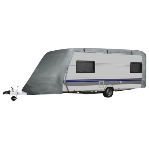 vidaXL Caravan Cover Grey L