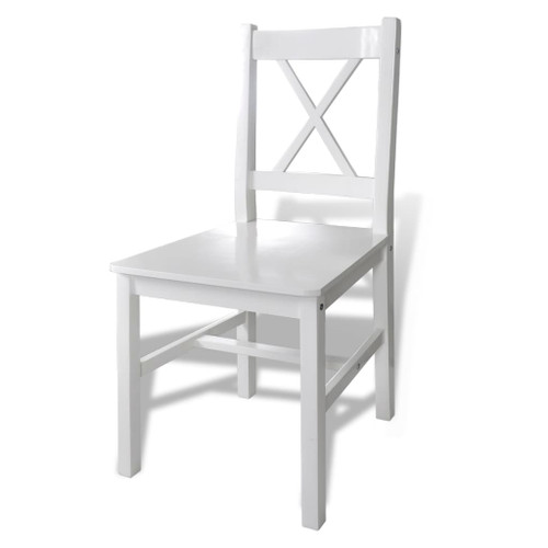 vidaXL 5 Piece Dining Set White