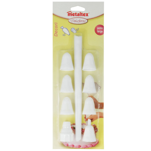Metaltex Plastic Cake Decorating Set of with Bags 6"