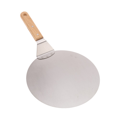 Vague Stainless Steel Cake Spatula with Wooden Handle 25.5 cm