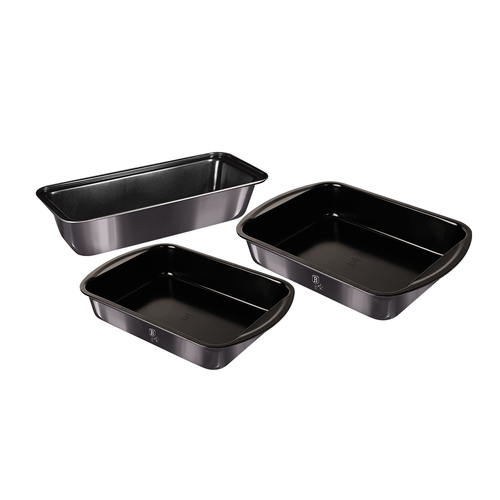 Berlinger Haus 3 Pieces Oblong & Loaf Baking Set Carbon Pro Collection