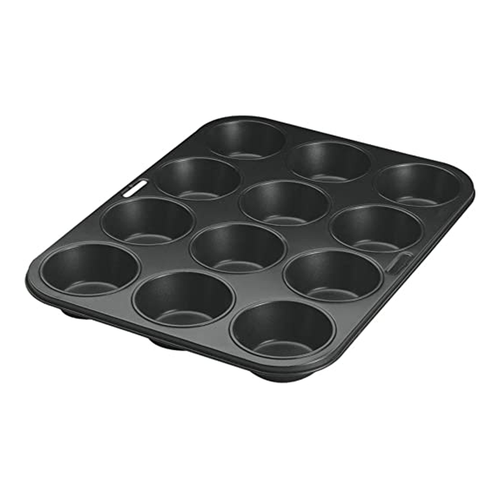 Metaltex Steel Muffins Pan 12 Pieces 35x26 cm Taiwan