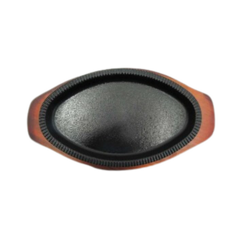 Cast Iron Sizzling Plate Oval Small