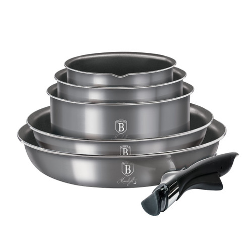 Berlinger Haus 12 Pieces Cookware Set Moonlight Collection