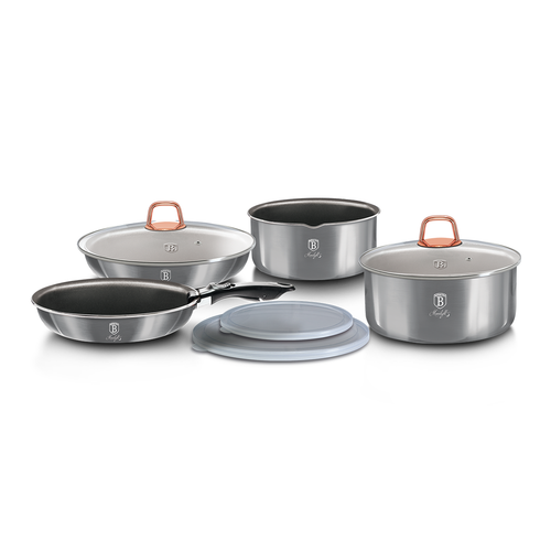 Berlinger Haus 9 Pieces Cookware Set Moonlight Collection