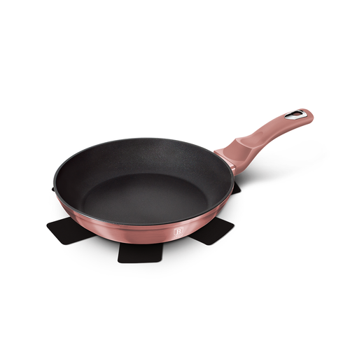 Berlinger Haus Frypan with Protector I-Rose Collection 2.4 Liter