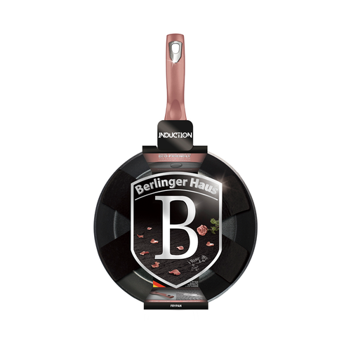 Berlinger Haus Frypan with Protector I-Rose Collection 2.4 Liter