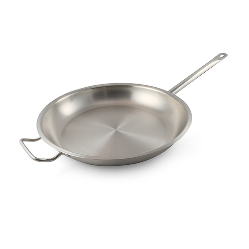 Kayalar Stainless Steel Frying Pan with Double Handle 12 Liter