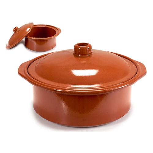 Arte Regal Brown Clay Cooking Pot 4.5 Liter