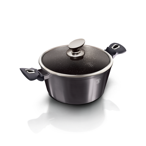 Berlinger Haus Casserole with Lid 30 cm Metallic Line Carbon Pro Collection