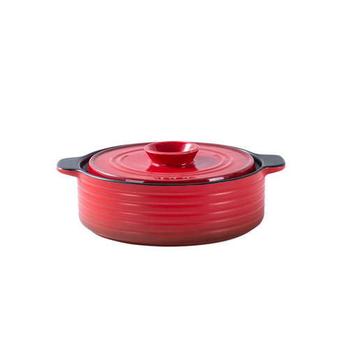 Che Brucia Ceramic Red Direct Fire 2 Liter Casserole