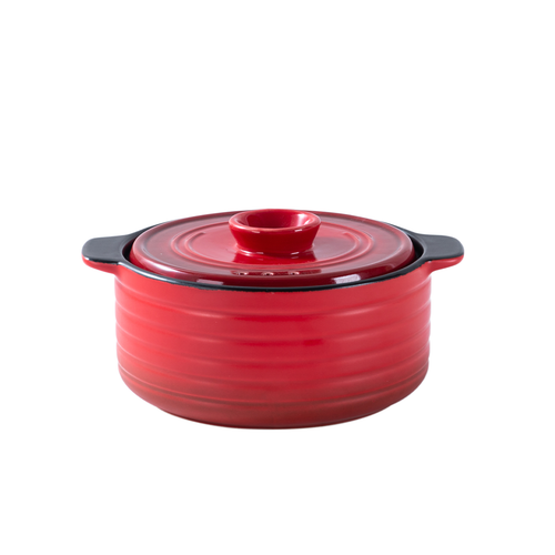 Che Brucia Red Ceramic Direct Fire 1.8 Liter Casserole