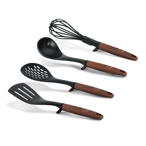 Berlinger Haus 4 Pieces Kitchen Tool Set Ebony Rosewood 34 cm