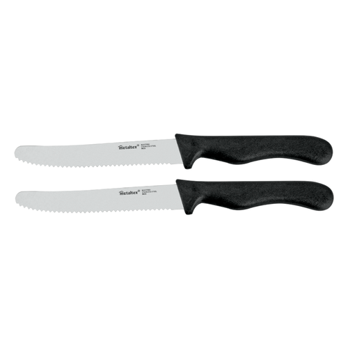 Metaltex Steel Set of 2 Basic Table Knives 22 cm