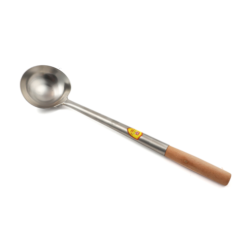 Stainless Steel XL Cooking Spoon 56 cm Brown
