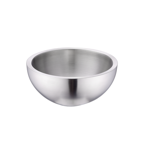 Sunex Stainless Steel Silver Double Wall Salad Bowl 16 cm