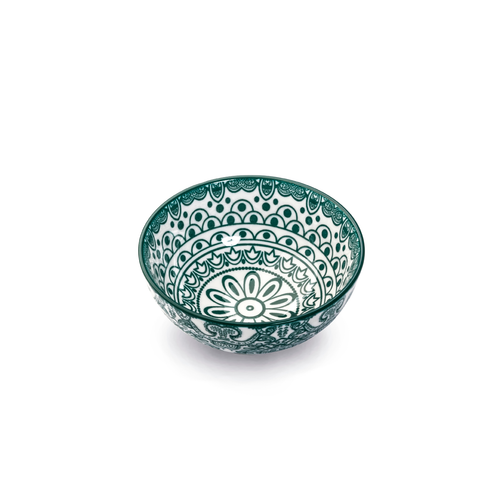 Che Brucia Arabesque Green Porcelain Bowl 10 cm / 4"