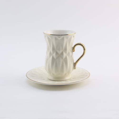 Rose Porcelain 12 Piece Tea Cup and Saucer Set 200 ml RS-1818