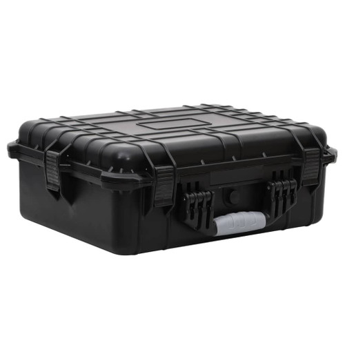 vidaXL Portable Flight Case Black 52x40x19 cm PP