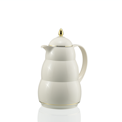 Rose White Thermos Tea Vacuum Flask 650 ml RS-2222