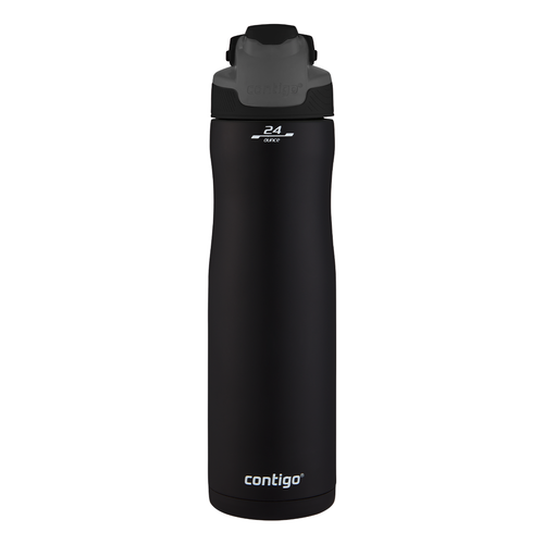 Contigo Black Autoseal Chill Vacuum Insulated Stainless Steel Water Bottle 720 ml