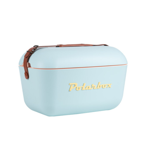 Polarbox 12 Liters Classic Cooler Box Sky Blue - Yellow