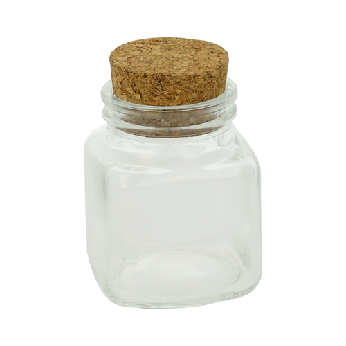 Metaltex Glass Glass Jar with Natural Cork Lid 100 ml