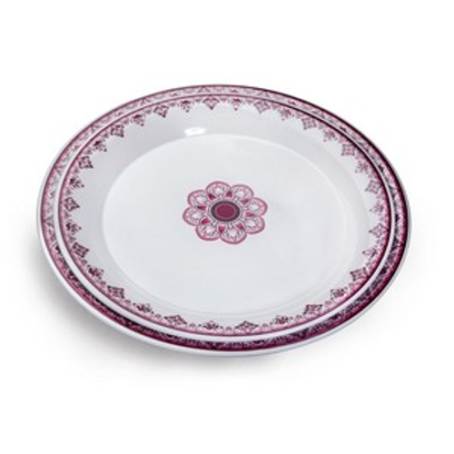 Vague Melamine Dream Round Tray 17.75"