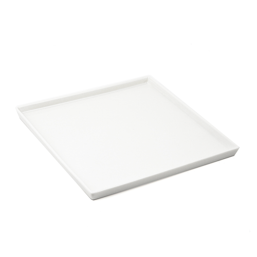 Porceletta Ivory Porcelain Square Plate 16.7 cm / 7"