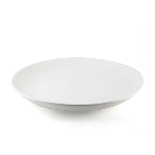 Porceletta Ivory Porcelain Ouzi Round Plate Size: 45.6 cm/6.5 cm