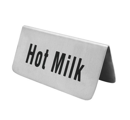 Vague Hot Milk Signage