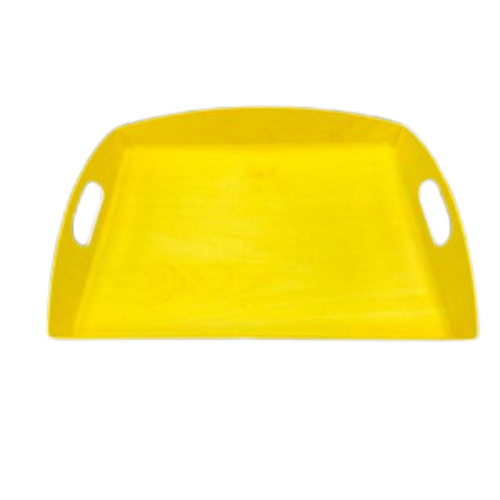 Vague Melamine Yellow 2 Handle Tray 15"