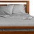 BedVoyage Melange viscose from Bamboo Cotton Bed Sheets, King - Silver