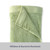 BedVoyage Luxury viscose from Bamboo Cotton Bath Towel - Sage