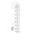 BELKIN 6-Way Extension Wire Power Strip with 3 Meters Power Cord - White-White / Home Chargers / New