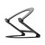 TWELVE SOUTH Curve Flex Ergonomic Height & Angle Adjustable Aluminum Laptop/Mac-Black / Laptop/Desktop/Tablet Stands / New