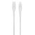 BELKIN BoostCharge USB-C Cable with Lightning Connector + Strap 1.2M - White