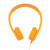 BUDDYPHONES Explore Plus Foldable Headphones with Mic - Sun Yellow-Yellow / Kids Audio / New