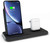 ZENS Aluminium Dual Wireless Charger + Dock 10W - Black