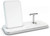 ZENS Aluminium Dual Wireless Charger + Dock 10W - White