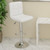 vidaXL Bar Stool White Faux Leather