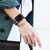 CASETIFY Apple Watch Band Nylon Fabric All Series 42 mm Black Stripes  (Apple W