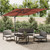 vidaXL Double Top Cantilever Garden Parasol Terracotta 400x300 cm